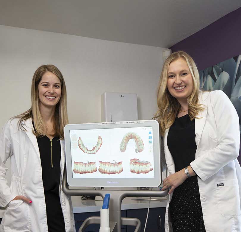 Dr. Keri and Dr. Elizaveta in Dental Room